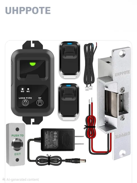 UHPPOTE Remote Control Electric Door Keypad Connect Fail-Safe Lock HBK-RW01