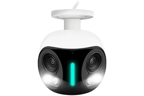 Lorex H20 4K Dual Lens IP Wired Security Camera with Smart Security Lighting