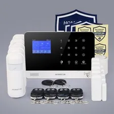 HOMSECUR Wireless WIFI 4G GSM RFID SMS Autodial Home House Alarm System