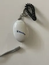 Siren Song Personal Security Keychain Alarm White Batteries Included Open Box