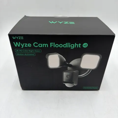 Wyze Cam Floodlight V2 Motion-Activated 2K HD Color Night Vision Camera