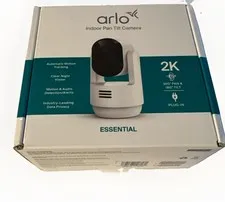 Arlo Essential Indoor Pan Tilt Camera 1080p HD Security Camera VMC2073 NIB