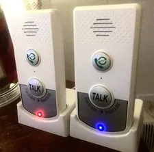 INTERCOM WIRELESS VOICE RECEIVER PAIR APPROX. 1,000 FT RANGE TALK - RING USB PWR