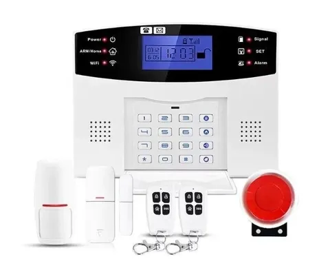 Smart System Home Office Alarm Kit Wireless GSM WiFi Security Q-AQ5