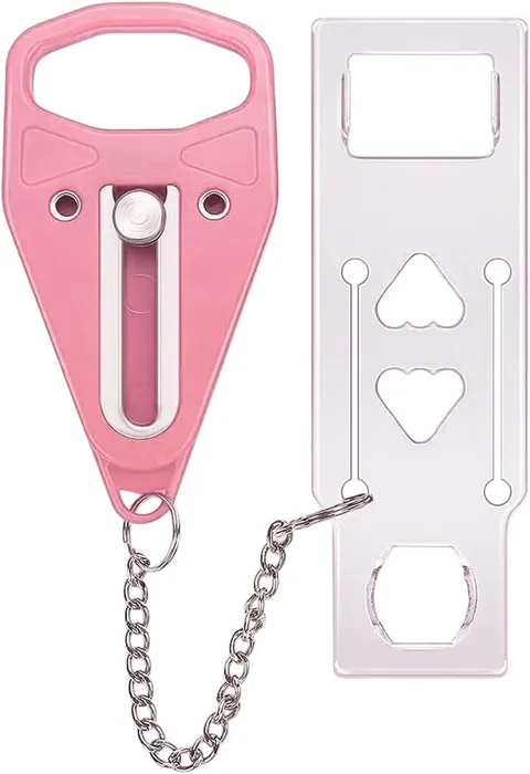 Portable Door Lock Extra Security Essential Safety & Privacy Travel Lockdown