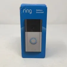Ring Battery Smart Doorbell HD Head To Toe Video Satin Nickel 2025