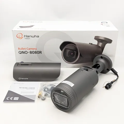 Hanwha Vision QNO-8080R Wisenet 5MP Outdoor Network Bullet Security Camera