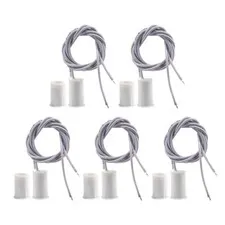 Magnetic Door Switch RC-33 NC Recessed Wired Security Window Door Contact Sen...
