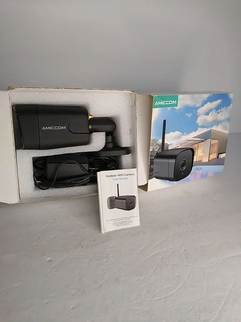 OPEN BOX Black Amiccom Indoor/Outdoor IP Camera Z7