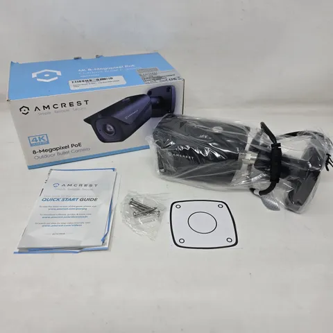 Amcrest Ultra HD 4K 8MP Bullet POE IP Outdoor Security Camera IP8M-2496EB