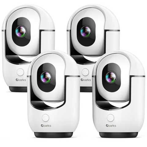 2K Pan/Tilt Security Camera, WiFi Indoor Cameras for Home Security with AI Mo...