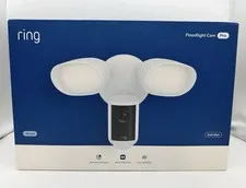 Ring Floodlight Cam Pro Wired 2nd Gen Retinal 4K White NEW