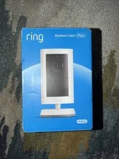 Ring Outdoor Cam Plus Battery 2K HD Security Camera White