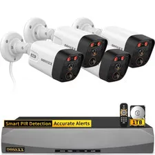 OOSSXX 00-RT44PC8.0MP 4K/8.0 Megapixel & 130 Degree Ultra Wide-Angle 2-Way Audio