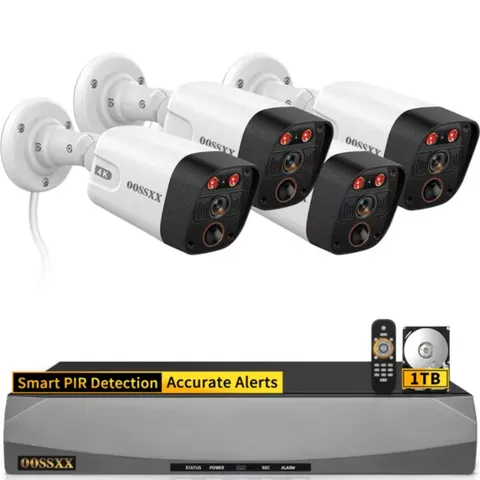OOSSXX 00-RT44PC8.0MP 4K/8.0 Megapixel & 130 Degree Ultra Wide-Angle 2-Way Audio