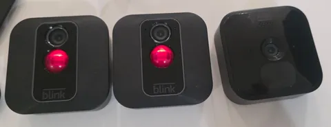 3pcs Mixed Blink XT2 Home Security Camera Black Indoor Outdoor  "POWER ON"