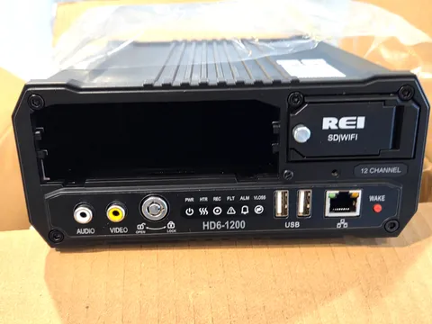 REI 710809 HD6-1200 12-CHANNEL HD DVR GPS WIFI 4G/LTE works w/ HD5/6 cameras+