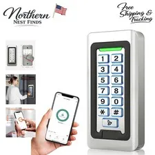 Robust Wireless WiFi Door Access Keypad with Remote Management - Weatherproof