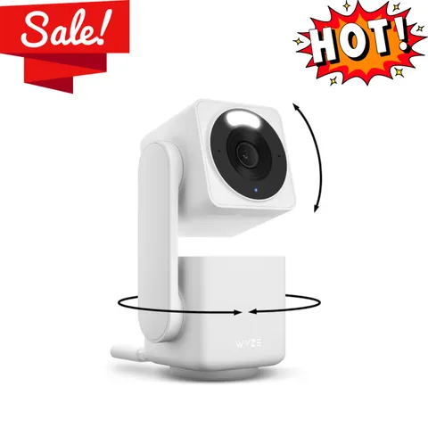 Wyze Cam Pan v4 4K Smart Security Camera Pan Tilt Zoom Night Vision