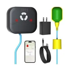 Smart WiFi High Sump Pump Alarm, Built-in Backup Battery, Float Swi... Fast Ship