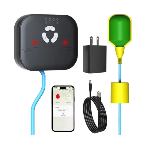 Smart WiFi High Sump Pump Alarm, Built-in Backup Battery, Float Swi... Fast Ship