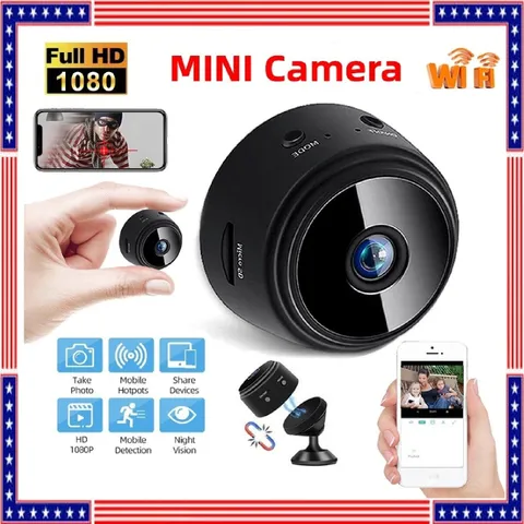 Mini Wireless Record Camera WiFi IP Home Security DVR Night Vision HD USB 1080P