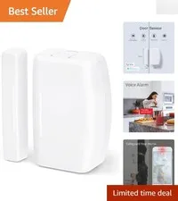 Zigbee Smart Door & Window Monitor - Supports Alexa Routines & Battery Alerts