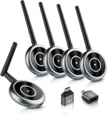 AIMIBO Wireless HDMI Transmitter/Receiver Set (1TX+4RX) HDMI Wireless Video
