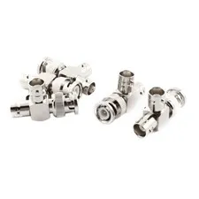 CCTV Camera BNC 1 Male a 2 Female 3 Way RF Coaxial Connector Splitter 5x
