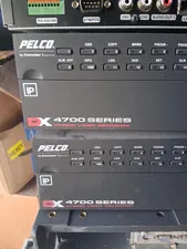 Pelco DX 4700 Series 16-Channel Hybrid Video Recorder, Black, LAN RS-422/485