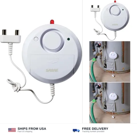 SABRE Water Leakage Alarm, 110 dB Alarm, Audible Up To 1,500-Feet (457-Meters...
