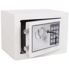 Small Steel Security Safe Box with Keypad,Key;0.23