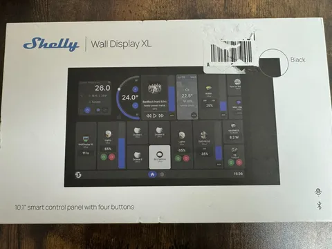 New Shelly Wall Display XL 10.1" In-Wall Smart Home Control Panel w/Touchscreen