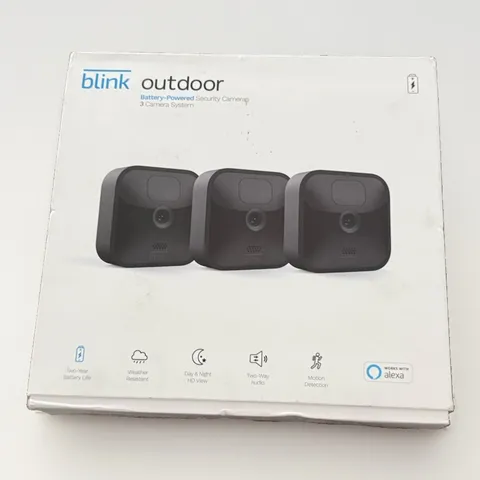 Blink Outdoor 3-Camera System 3rd Gen Wireless HD Security Cam Kit New