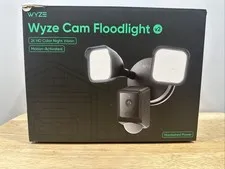Wyze - Wired Outdoor Wi-Fi, 2800 Lumen Floodlight Home 2k Security Camera v2 ...