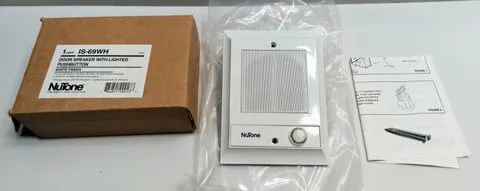 Replacement for NuTone IS-69WH Intercom Door Speaker w/ bell button IS69 - White