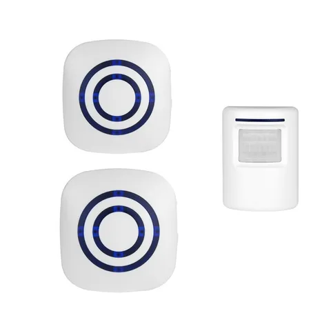 Wireless Home Security Driveway Alarm, Enegg Entry Alert, Visitor Door white