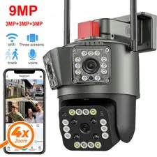 Camara De Seguridad Bateria HD Wifi Inalambricas Para Casa y Exterior Con Audio