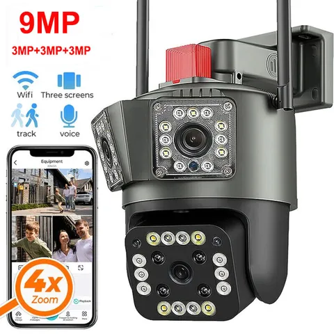 Camara De Seguridad Bateria HD Wifi Inalambricas Para Casa y Exterior Con Audio