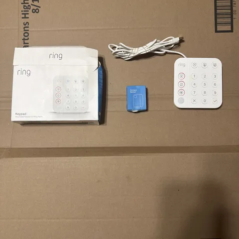Ring Alarm Keypad 5AT2S7 (2nd Gen) with USB Cable W/ 1 NIB Contact Sensor