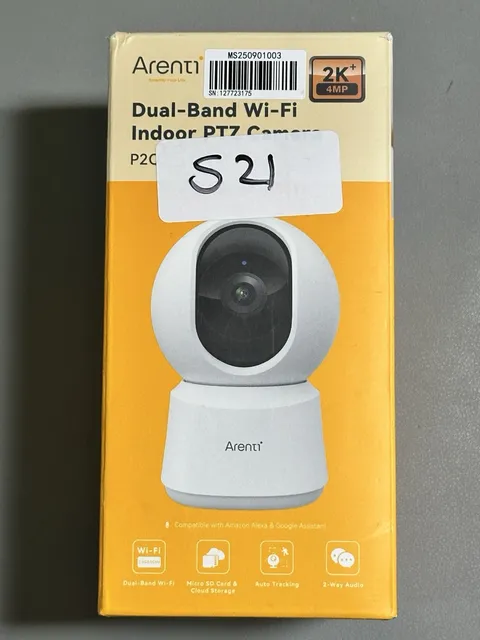 ARENTI 5G Indoor Security Camera, 4MP Pet Camera with Speaker for Dog/Cat
