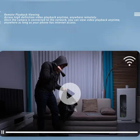 1080P Outdoor WiFi Security Camera With Night & Motion Detection EU Plug