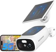 Camara De Seguridad Solar HD Wifi Inalambrica Con Vision Nocturna Para Exterior
