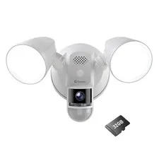 Swann  Floodlight Security Camera Wired Floodlight Camera, 4K Smart security cam