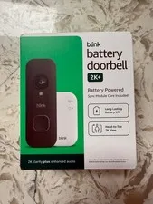 Blink Battery Doorbell 2K+ Wireless (Newest Gen) + Sync Module Core Included