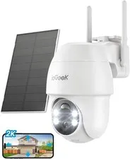 ieGeek Wireless Outdoor Solar Wifi Security Camera 360° PTZ Home Battery CCTV