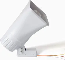 Alarm Dual Tone Wired Horn Siren with Bracket,130Db Loud Voice Warning System fo