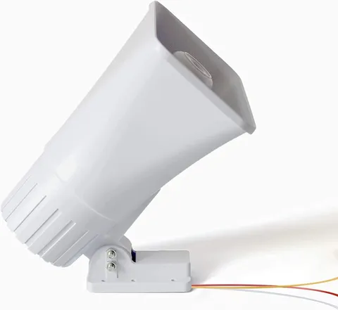 Alarm Dual Tone Wired Horn Siren with Bracket,130Db Loud Voice Warning System fo