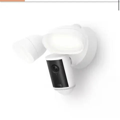 Ring Floodlight Cam Pro Wired 2nd Gen (Newest Model) Retinal 4K - White