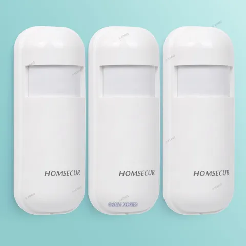 3pcs PIR Motion Sensor For Home Security Alarm System Wireless 433Mhz White